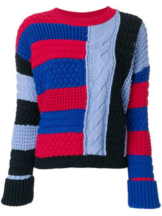 свитер с конрастными панелями Tommy Hilfiger