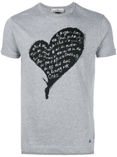 футболка с принтом сердца Vivienne Westwood