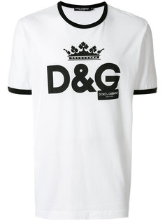футболка с принтом логотипа Dolce &amp; Gabbana