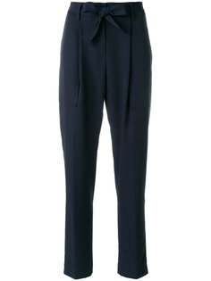 tie waist straight-leg trousers Blumarine