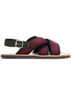 crossover Fussbett sandals Marni