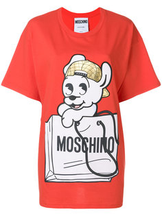 футболка с принтом Pudge Moschino