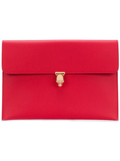 skull clasp clutch Alexander McQueen