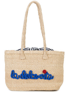 сумка-тоут с вышивкой Kayu