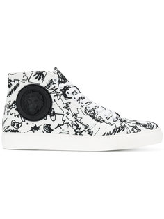 doodle print hi-tops Versus