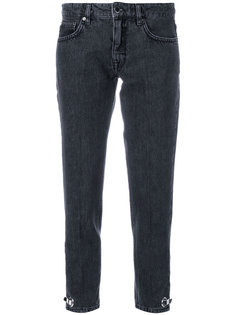 укороченные джинсы скинни с люверсами  Victoria Victoria Beckham