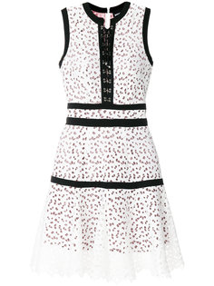 короткое платье с вышитым дизайном Just Cavalli