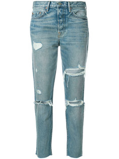 джинсы с рваной отделкой Grlfrnd