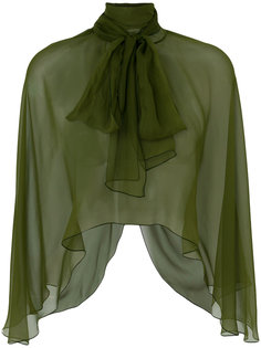 sheer capelet Alberta Ferretti