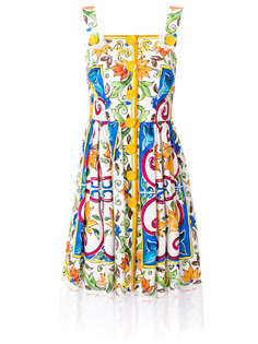 платье с принтом  Dolce &amp; Gabbana