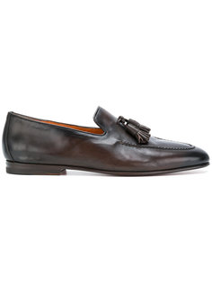 лоферы с кисточками Santoni