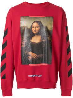 толстовка с принтом Mona Lisa Off-White