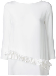блузка с рюшами  Lanvin