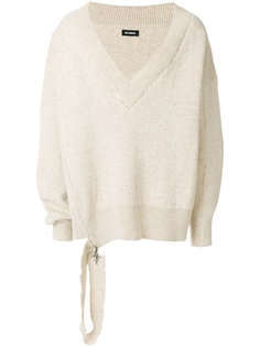 oversized v-neck jumper Raf Simons