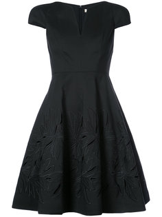 floral detail dress Halston Heritage