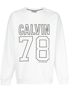 свитер с вышитым логотипом  Calvin Klein Jeans