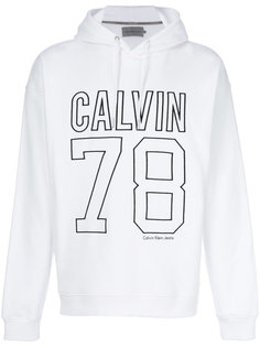 толстовка с вышитым логотипом  Calvin Klein Jeans