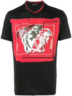 футболка с абстрактным принтом Medusa Versace Collection