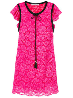 платье мини с кружевной вышивкой  Philosophy Di Lorenzo Serafini