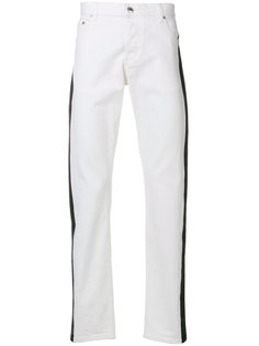 striped straight jeans Alexander McQueen
