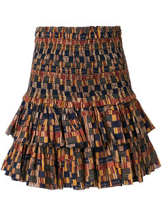 ярусная юбка с оборками  Isabel Marant Étoile