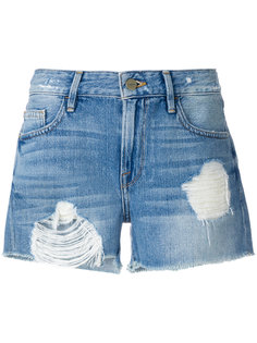 состаренные шорты  Frame Denim