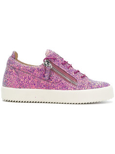 кроссовки с блестящей отделкой Giuseppe Zanotti Design