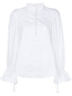 блузка с объемными рукавами  Chloé