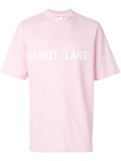 футболка с принтом-логотипом Helmut Lang