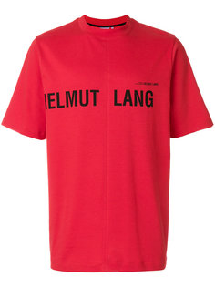 футболка с принтом-логотипом Helmut Lang