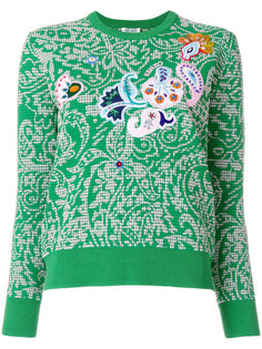 floral patterned sweater Kenzo