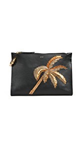 A.L.C. Joni Palm Tree Clutch