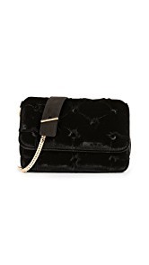 Benedetta Bruzziches Carmen Velvet Shoulder Bag
