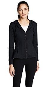 Cushnie Et Ochs Aurelia Hooded Zip Up Jacket