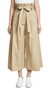 ENGLISH FACTORY Pleated Paper Bag Pants