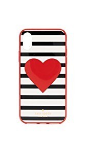 Kate Spade New York Heart Stripe iPhone X Case