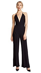 Michelle Mason Palazzo Jumpsuit with Slits