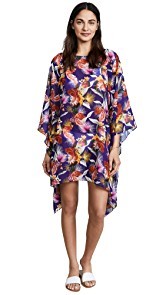 Mary Katrantzou Georgette Beach Poncho