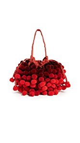 Nannacay Charlotte Pom Pom Bucket Bag