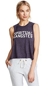 Spiritual Gangster Varsity Crop Tank