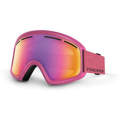 Маска для сноуборда детская Von Zipper Trike Mono Pink/Smoke Pink Chrome