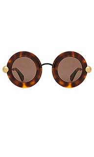 Солнцезащитные очки round acetate and metal - Christopher Kane