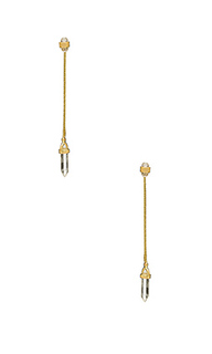 Crystal ear jacket earrings - House of Harlow 1960