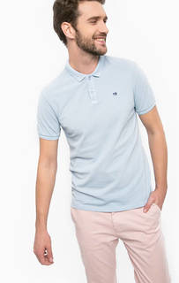 Футболка поло голубого цвета Scotch&Soda
