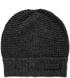 Серая шапка с высоким содержанием шерсти Calvin Klein Jeans