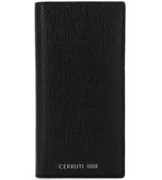 Черное кожаное портмоне Cerruti 1881