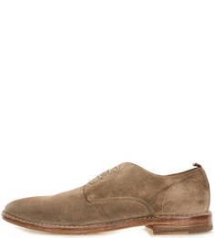 Замшевые туфли на шнуровке Moma