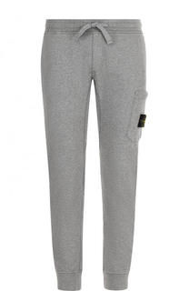 Хлопковые джоггеры с карманами Stone Island