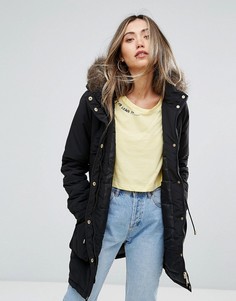 Парка с капюшоном Brave Soul - Черный