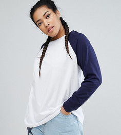 Топ с длинными рукавами реглан ASOS CURVE - Мульти